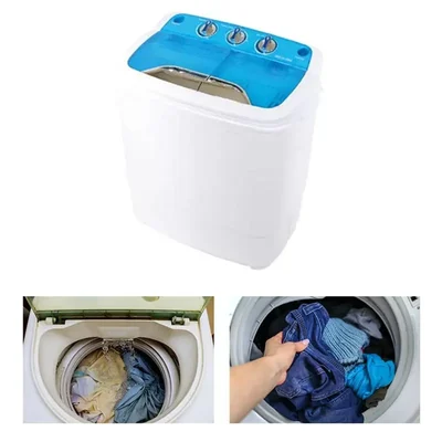 Mini Twin Tub 3.6 kg Portable Semi Automatic Washing Machine